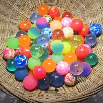 Smešno igrača kroglice mešani Premetavati Žogo Trdna plavajoče odbijal otrok elastične gume žogo premetavati igrača 25 MM