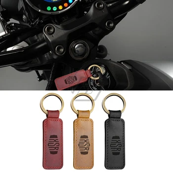 Za Yamaha XSR 155 300 700 900 Keyring Motocikel Cowhide Keychain Key Ring
