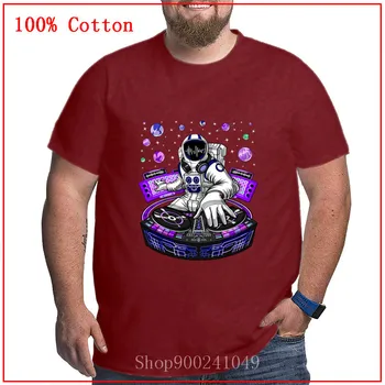 2020 Astronavt Glasbe DJ srajce moške kratke rokav Udobno Vse Cotton Tee Smešno, Vroče Prodaje bombaža, Kratek Rokav Tee Poletje Vrhovi
