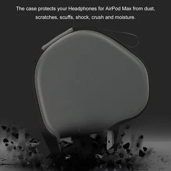 UltraShell Primeru Za AirPod Max Slušalke Zamenjava Zaščitne Trdo Lupino Potovanja Vrečka S Sobo Za Pametne Primeru Polje
