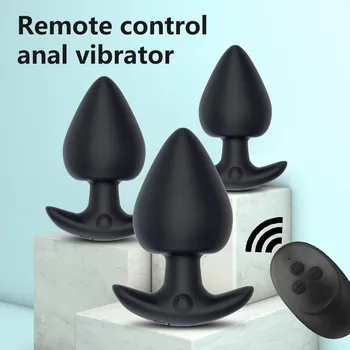 Analni Vibrator za Moške Prostate Massager Brezžični Daljinski upravljalnik Vibrator Butt Plug Vibrator za Odrasle Masturbators Analni Seks Igrače