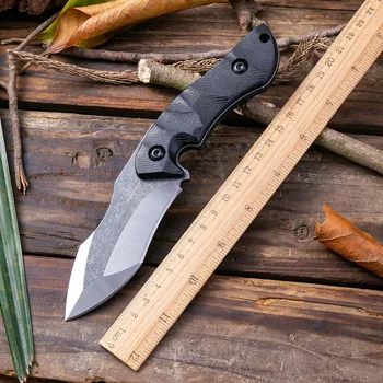 DAOMACHEN Novih Celotno Tang Prostem Taktično Nož za Preživetje Kampiranje Orodja za Zbiranje Lovski Noži Z Uvoženo K tulec