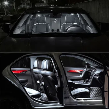 Kot nalašč Bela LED žarnice Notranje zadeve Branje Zemljevida Dome Luči Komplet Za Mercedes Benz M, ML, DZ GLK GLA W163 W164 W166 X164 X166 X156 X204