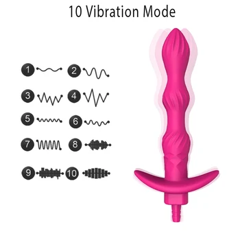 Novo Vibratorji za Ženske, Analne Kroglice Butt Plug Vibrator za Moške & Ženske G Spot Stimulacijo Ščegetavčka Čiščenje Sex Igrače za Ženske