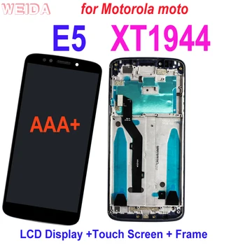 Super AMOLED zaslon LCD za Motorola moto E5 XT1944 LCD-Zaslon, Zaslon na Dotik, Računalnike Montaža z Okvirjem Zamenjava za Moto E5 LCD