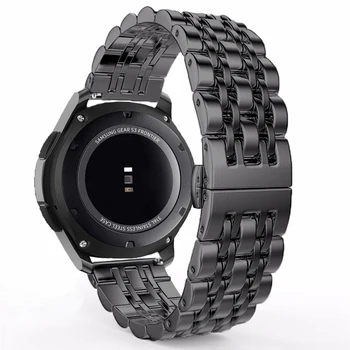 22 MM Nerjaveče Jeklo, Kovinski Watch Band za Samsung Galaxy Watch 46MM Manšeta Zamenjava za Orodje S3 Classic/Obmejni Zapestnica