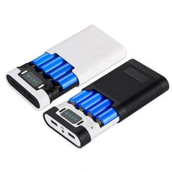Dvojno USB 18650 Moči Banke Primeru Polje Baterije Polnilnik DIY Polje za Telefon Zunanjo Moč LED Svetilka Moči Banke Polje