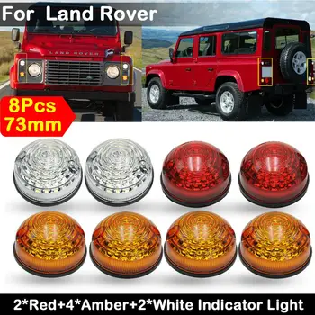 4*Rumena+2*Jasna+2*Rdeča LED Obrnite signalna luč Stop luči Potrditev Luč Za Land Rover Defender Skupaj Led Lučka za Nadgradnjo Kit