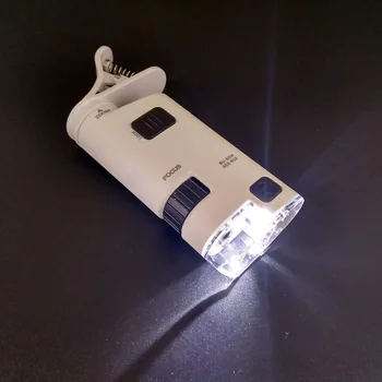 60x/120x Lupo Nastavljiv Zaslon Telefona Posnetek Mini Valuti Jewery Diamond Odkrivanje Mikroskop Z LED Luči