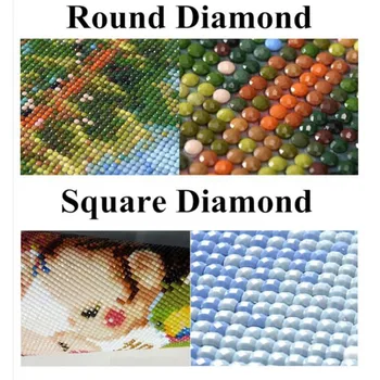 Doma dekor Needlework Vzorci DIY 5D Polno Diamond Slikarstvo Vere Navzkrižno Šiv Mozaik diamond vezenje Nosorogovo YW