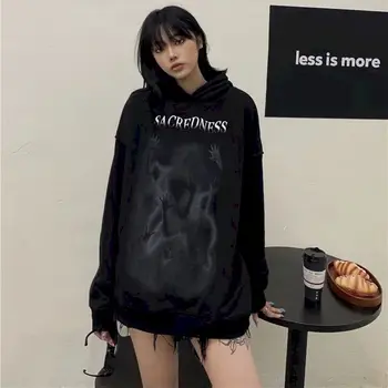 Kožuh hooded majica ženske 2020 jeseni nov trend korejska različica svoboden Harajuku slog dolgo sleeved ins vrh študentov hoodies