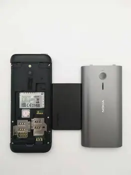 230 Original Nokia 230 Odklenjena GSM povprečno 2,8-palčni zaslon Dual SIM & Enotni sim Kartice 2MP QWERTY Tipkovnici angleški Prenovljen Mobilni Telefon