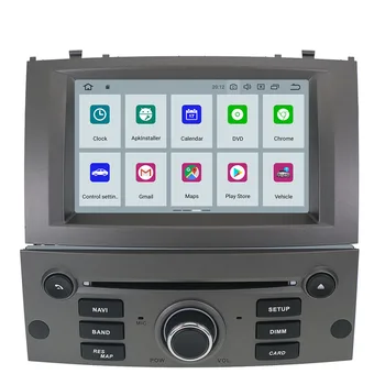 Android 10.0 Radio Stereo GPS Avto DVD Predvajalnik za Peugeot 407 2004 2005 2006 2007 -2010 navigacija Multimedia Auto IP enota DSP