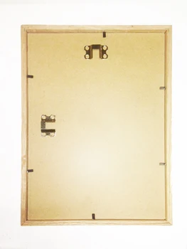 Naravnega hrastovega lesa foto okvir velikosti A4 ali 3 kos snop paket luči tehtano steno okvir plexi steklo