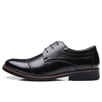 Mazefeng Moških Obleko Čevlje Formalnih Poslovnih Delo Mehko Lakasto Usnje Konicami Prstov za Moški Moški Moški Oxford Stanovanj Plus Velikost 39-48