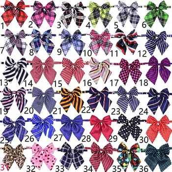 50 Kos /nastavite Hišni Pes metuljčki Nastavljiv Bowties Ovratnik za Srednje Velike Pse Naključne Barve Pes Bowknot Neckties Hišnih Dodatki