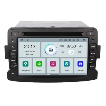 IPS Android 9.0 Avto DVD predvajalnik, Stereo GPS Za Renault delovna halja Dacia Sandero Logan Captur +Izbirno DSP/Carplay/DAB+/Papiga BT