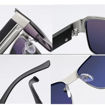 GIFANSEE Polarizirana pilotni sončna očala moških kovinski okvir Široko očala noge Vožnje športih na prostem Retro blagovne znamke oblikovalec uv400 odtenki
