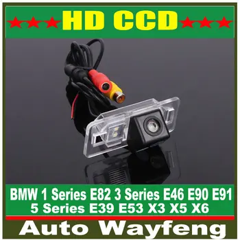 Avto Rearview Kamera za BMW 1 Series E82 Serije 3 E46 E90 E91 Serije 5 E39 E53 X3 X5 X6 Auto Backup Povratne Park kit NightVision