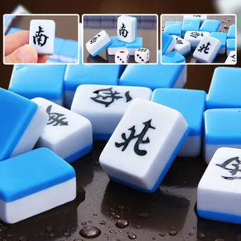 24 mm 144 kos/set Mini Malo Mahjong Tradicionalni Kitajski Mahjong Igre Družino Igrača Kitajski Številke Exquisitely Vklesan