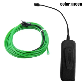 Ekonomično EL Žice Neon RGB Barvni Luči LED Stick Slika Kit Inovacije Luči za Oblačila ds99