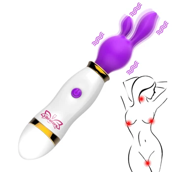 Vibrator Rabbit Vibrator za G Spot Vibrator za Klitoris Stimulator Čarobno Palico AV Kroglice Massager Masturbator Sex Igrače Za Ženske sex shop