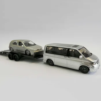 1/64 Zlitine diecast Prikolico Zadnjo ploščo, model se Uporablja za vozila modeli Scene Dodatki avto igrače okvir zbiranja darilo zaslon