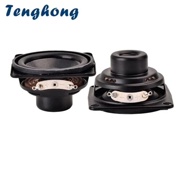 Tenghong 2pcs 53MM Avdio Prenosni Zvočniki 8Ohm 10W Full Range Zvočnik 16 Jedro Rubber Edge Za Domači Kino Zvočniki DIY