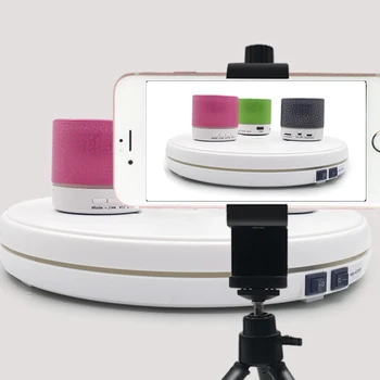 25 cm LED Foto 360-Stopinjski Električni Rotacijski Gramofon Obračanje Zaslona Stojalo za Fotografije Nakit Gledanje Digitalnih Izdelka