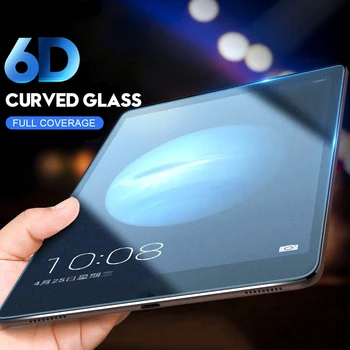 Kaljeno Steklo za Samsung Tab Galaxy S3 9.7 2017 SM-T820 SM-T825 T820 T825 6D Ukrivljen Rob Screen Protector