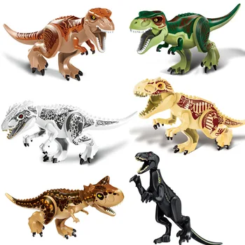 Jurassic Svetu Gradniki Legoings Dinozavri Številke Opeke Tyrannosaurus Rex Rex I-Rex Zberejo Otroci Igrače Legoings
