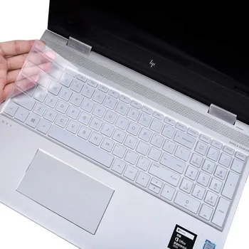 Tipkovnico pokrov za Pregledno nepremočljiva novo za HP Paviljon ZAVIST x360 Serija 15 15.6 s 17 17.3-inch serije mehkega silikona