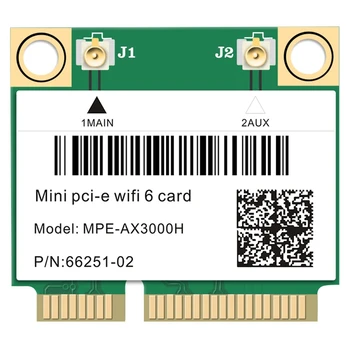 2974Mbps Wifi 6 Mini PCI-E Card 2.4 G/5Ghz Bluetooth 5.0 Brezžično Omrežje Wlan Kartico Wifi 802.11 Ax/Ac Windows 10 Prenosnik