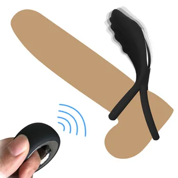 Moški Penis Širitve Petelin Vibrator Obroč Dvojno Penetracijo Dildo, Vibrator G Spot Stimulator Klitorisa Adult Sex Igračke za Moške