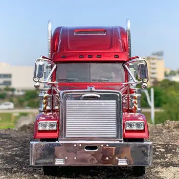 26 cm 1:32 Obsega Ameriški Prikolico Glavo Tovornjak Model Diecast Sprememba Scene Dodatki Avto Vozila Prikaz Igrače Darila Kažejo
