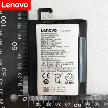Prvotne Lenovo VIBE S1 S1c50 S1a40 BL250/BL260 baterija za Polnjenje Li-ion Vgrajenega v mobilni telefon, litij-polimer baterija