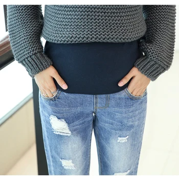 Jeans Porodniškega Oblačila Hlače Za Nosečnice, Oblačila Zdravstvene Nege Hlače Nosečnosti Kombinezon Denim Dolgo Prop Trebuh Legging Nova