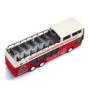 Simulacija RC Double-Decker Turistični Avtobus, City Bus Model Avtomobila Igrača Daljinski upravljalnik Avto Igrače Za Otroke, Fantje Darila