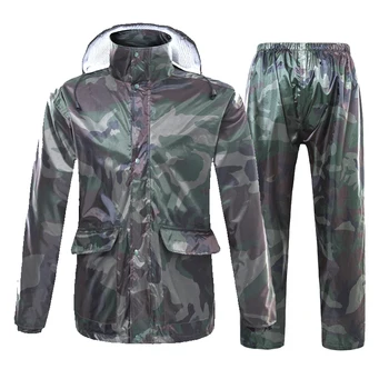 Nov dežni plašč dež hlače obleko nepremočljiva motoristična dež suknjič poncho tabela velikosti Velikosti ribolov obleko rainwear moški in ženska