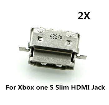 2X Zamenjavo Za Microsoft Xbox EN S Slim Konzole HDMI-združljiva Vrata Del 1080P HD Vtičnice Priključek Jack Izvirno Novo