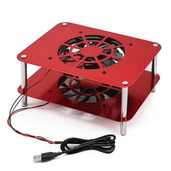 Usmerjevalnik radiator rack fan očesa širokopasovnih mačka set-top box sub-radiatorja nosilec, USB 12 cm,*12cm*2,5 cm hladilni ventilator