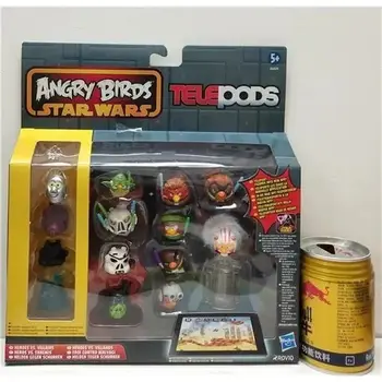 Hasbro Angry Birds Star Wars IZPOLNJUJEJO RDEČE CHUCK BOMBA MATILDA LEONARD Telepods Katapult Pult Igra igrače