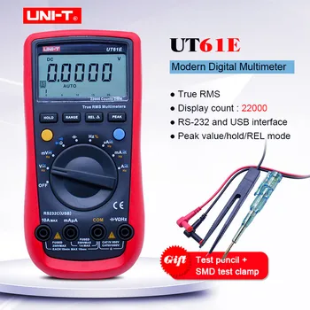 Trus RMS Digitalni Multimeter ENOTA UT61E;AC DC napetosti tok Ohm meter;Kapacitivnost Frekvenca Diode Odpornost tester;PC Povezavo