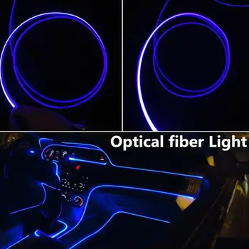 4M Avto LED Notranja osvetlitev Okolja Dekor Vzdušje Optični Lučka Vrata Luči led avto žarnice