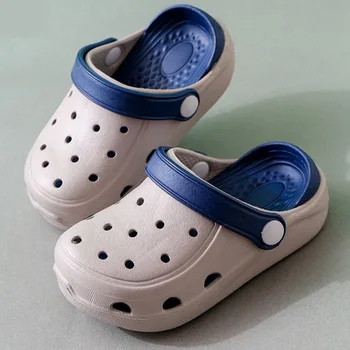Otroški sandali unisex poletni čevlji fantje dekleta plaža toddlers sandala luknjo čevlji 2020 moda klasična otroška strani
