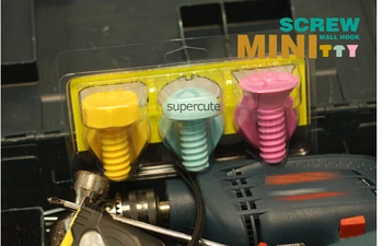 Ustvarjalne Plastičnih Supercute Mini Vijak Steno, vrata, kljuke