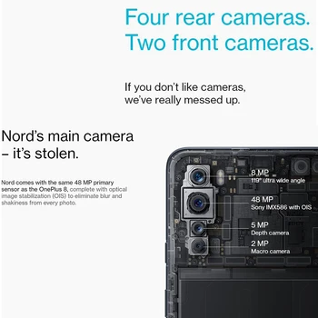 Nova Globalna Različica OnePlus Nord 5G Pametni 6.44