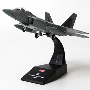 1/100 obsega ZDA Ameriška Mornarica Vojske F22 borec letalo letalo modeli odrasle otroke, igrače, darila za prikaz prikaži zbirke