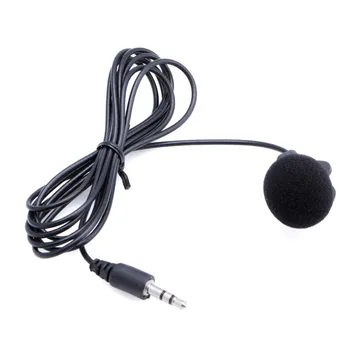 Podofo 3,5 mm Univerzalni Prenosni Mini Mikrofon Mikrofon za prostoročno telefoniranje Clip na Mikrofon Mini Audio Mikrofon Za Avto Radio Lound Zvočnik