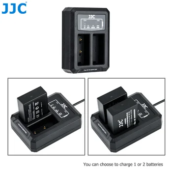 JJC BC-W126 USB Dvojni Polnilec za Fuji NP-W126 NP-W126S na Fujifilm XT30 XT3 X100V XT20 XE3 X100F XPRO3 XPro2 XA3 XA5